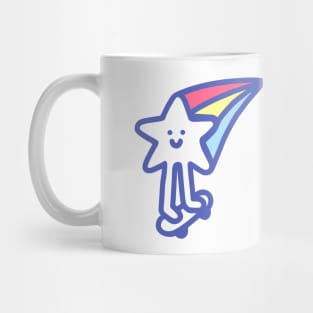 Shooting Star Riding A Skateboard Mug